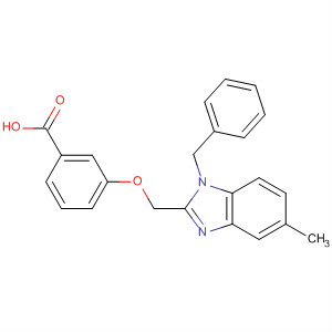 502178-69-0  Benzoic acid,3-[[5-methyl-1-(phenylmethyl)-1H-benzimidazol-2-yl]methoxy]-
