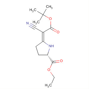 502509-63-9  L-Proline, 5-[1-cyano-2-(1,1-dimethylethoxy)-2-oxoethylidene]-, ethylester, (5Z)-