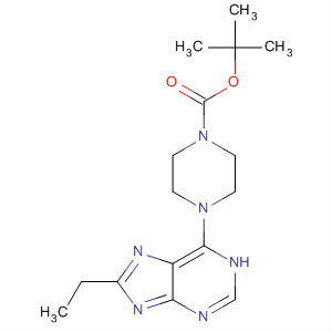 502644-23-7  1-Piperazinecarboxylic acid, 4-(8-ethyl-1H-purin-6-yl)-,1,1-dimethylethyl ester