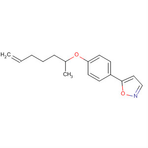 502651-93-6  Isoxazole, 5-[4-(6-heptenyloxy)phenyl]-