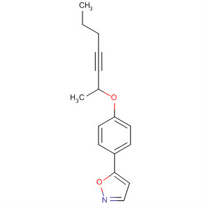 502652-04-2  Isoxazole, 5-[4-(2-heptynyloxy)phenyl]-