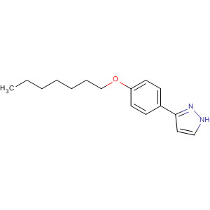 502652-98-4  1H-Pyrazole, 3-[4-(heptyloxy)phenyl]-