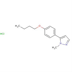 502654-63-9  1H-Pyrazole, 5-(4-butoxyphenyl)-1-methyl-, monohydrochloride