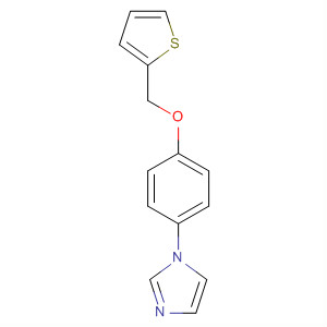 502656-02-2  1H-Imidazole, 1-[4-(2-thienylmethoxy)phenyl]-
