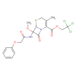 50268-76-3  5-Thia-1-azabicyclo[4.2.0]oct-2-ene-2-carboxylic acid,7-methoxy-3-methyl-8-oxo-7-[(phenoxyacetyl)amino]-,2,2,2-trichloroethyl ester, (6R)-