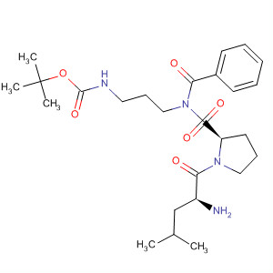 502761-27-5  L-Prolinamide,N-benzoyl-L-leucyl-N-[3-[[(1,1-dimethylethoxy)carbonyl]amino]propyl]-