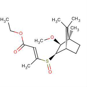 502917-95-5  2-Butenoic acid,3-[(S)-[(1S,2R,3S,4R)-3-methoxy-4,7,7-trimethylbicyclo[2.2.1]hept-2-yl]sulfinyl]-, ethyl ester, (2E)-