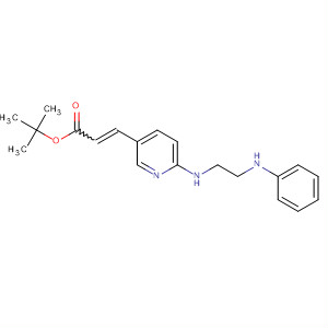 503039-07-4  2-Propenoic acid, 3-[6-[[2-(phenylamino)ethyl]amino]-3-pyridinyl]-,1,1-dimethylethyl ester