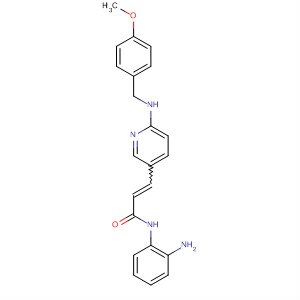 503041-34-7  2-Propenamide,N-(2-aminophenyl)-3-[6-[[(4-methoxyphenyl)methyl]amino]-3-pyridinyl]-