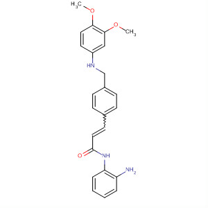 503042-20-4  2-Propenamide,N-(2-aminophenyl)-3-[4-[[(3,4-dimethoxyphenyl)amino]methyl]phenyl]-