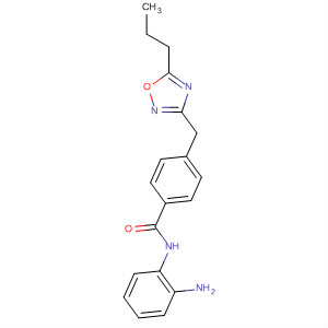 503043-05-8  Benzamide,N-(2-aminophenyl)-4-[(5-propyl-1,2,4-oxadiazol-3-yl)methyl]-