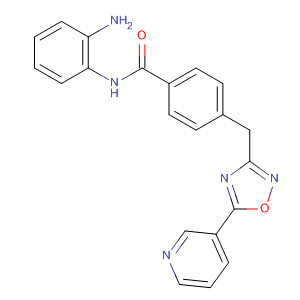 503043-06-9  Benzamide,N-(2-aminophenyl)-4-[[5-(3-pyridinyl)-1,2,4-oxadiazol-3-yl]methyl]-