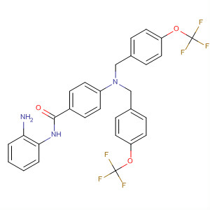 503043-87-6  Benzamide,N-(2-aminophenyl)-4-[bis[[4-(trifluoromethoxy)phenyl]methyl]amino]-
