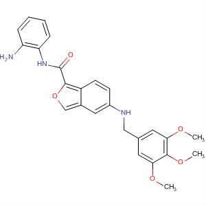503044-33-5  2-Benzofurancarboxamide,N-(2-aminophenyl)-5-[[(3,4,5-trimethoxyphenyl)methyl]amino]-