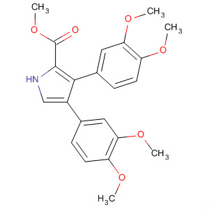 503114-35-0  1H-Pyrrole-2-carboxylic acid, 3,4-bis(3,4-dimethoxyphenyl)-, methylester