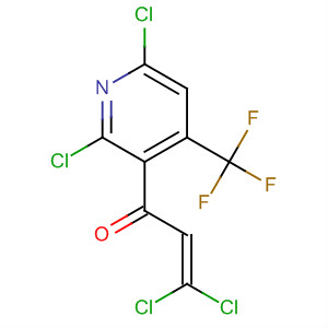 503437-20-5  2-Propen-1-one,3,3-dichloro-1-[2,6-dichloro-4-(trifluoromethyl)-3-pyridinyl]-