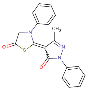 503443-98-9  5-Thiazolidinone,2-(1,5-dihydro-3-methyl-5-oxo-1-phenyl-4H-pyrazol-4-ylidene)-3-phenyl-