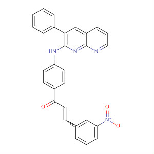 503524-84-3  2-Propen-1-one,3-(3-nitrophenyl)-1-[4-[(3-phenyl-1,8-naphthyridin-2-yl)amino]phenyl]-