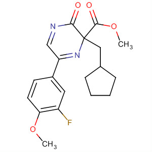 503825-72-7  4-Pyridazinecarboxylic acid,2-(cyclopentylmethyl)-6-(3-fluoro-4-methoxyphenyl)-2,3-dihydro-3-oxo-,methyl ester