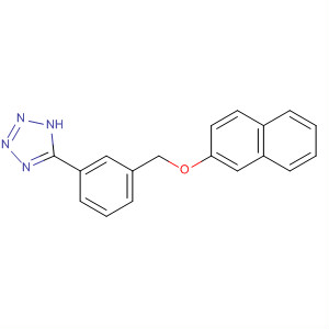 503828-11-3  1H-Tetrazole, 5-[3-[(2-naphthalenyloxy)methyl]phenyl]-