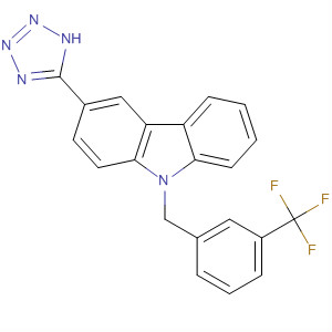 503829-33-2  9H-Carbazole, 3-(1H-tetrazol-5-yl)-9-[[3-(trifluoromethyl)phenyl]methyl]-