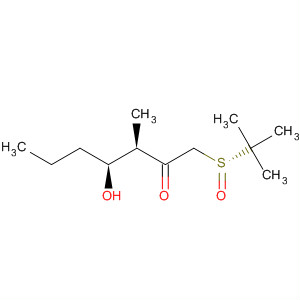 503830-60-2  2-Heptanone, 1-[(R)-(1,1-dimethylethyl)sulfinyl]-4-hydroxy-3-methyl-,(3R,4S)-