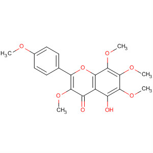 50439-46-8  4H-1-Benzopyran-4-one,5-hydroxy-3,6,7,8-tetramethoxy-2-(4-methoxyphenyl)- 50439-46-8  4H-1-Benzopyran-4-one,5-hydroxy-3,6,7,8-tetramethoxy-2-(4-methoxyphenyl)-