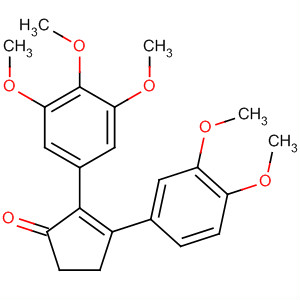505029-33-4  2-Cyclopenten-1-one,3-(3,4-dimethoxyphenyl)-2-(3,4,5-trimethoxyphenyl)-