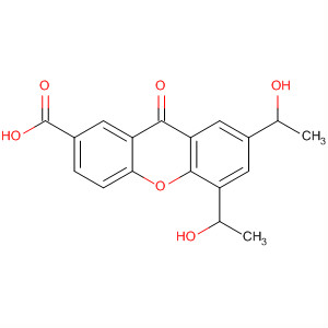 50541-62-3  9H-Xanthene-2-carboxylic acid, 5,7-bis(1-hydroxyethyl)-9-oxo-
