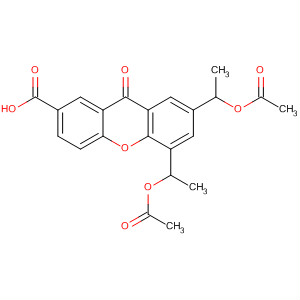 50549-39-8  9H-Xanthene-2-carboxylic acid, 5,7-bis[1-(acetyloxy)ethyl]-9-oxo-