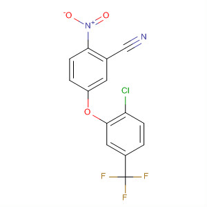 50594-65-5  Benzonitrile, 5-[2-chloro-5-(trifluoromethyl)phenoxy]-2-nitro-