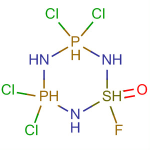 50599-25-2  1l4-1,2,4,6,3,5-Thiatriazadiphosphorine,3,3,5,5-tetrachloro-1-fluoro-3,3,5,5-tetrahydro-, 1-oxide