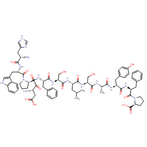 506412-15-3  L-Proline,L-histidyl-L-tryptophyl-L-a-aspartyl-L-prolyl-L-phenylalanyl-L-seryl-L-leucyl-L-seryl-L-alanyl-L-tyrosyl-L-phenylalanyl-