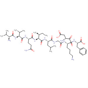 506430-00-8  L-Phenylalanine,L-valyl-L-valyl-L-glutaminyl-L-isoleucyl-L-leucylglycyl-L-a-aspartyl-L-lysyl-