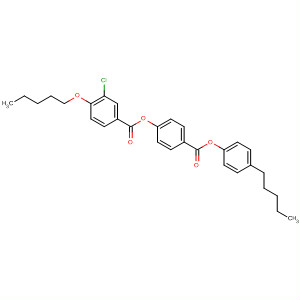 50687-50-8  Benzoic acid, 3-chloro-4-(pentyloxy)-,4-[(4-pentylphenoxy)carbonyl]phenyl ester