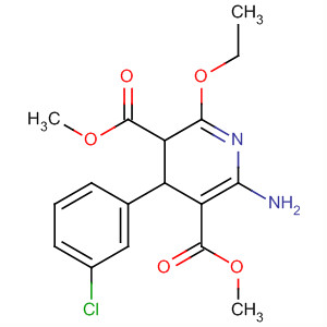 50697-77-3  3,5-Pyridinedicarboxylic acid,6-amino-4-(3-chlorophenyl)-2-ethoxy-3,4-dihydro-, dimethyl ester