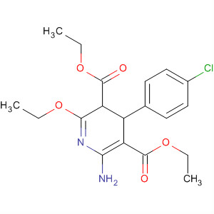 50697-78-4  3,5-Pyridinedicarboxylic acid,6-amino-4-(4-chlorophenyl)-2-ethoxy-3,4-dihydro-, diethyl ester