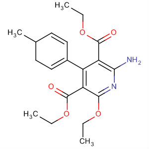 50697-82-0  3,5-Pyridinedicarboxylic acid,6-amino-2-ethoxy-3,4-dihydro-4-(4-methylphenyl)-, diethyl ester
