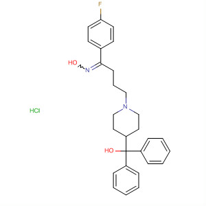 50706-94-0  1-Butanone,1-(4-fluorophenyl)-4-[4-(hydroxydiphenylmethyl)-1-piperidinyl]-, oxime,monohydrochloride