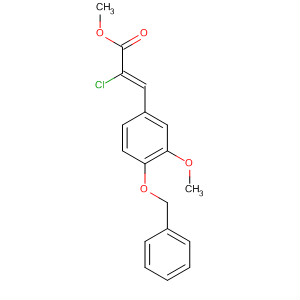 507231-40-5  2-Propenoic acid, 2-chloro-3-[3-methoxy-4-(phenylmethoxy)phenyl]-,methyl ester, (2Z)-