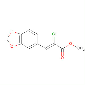 507231-42-7  2-Propenoic acid, 3-(1,3-benzodioxol-5-yl)-2-chloro-, methyl ester, (2Z)-