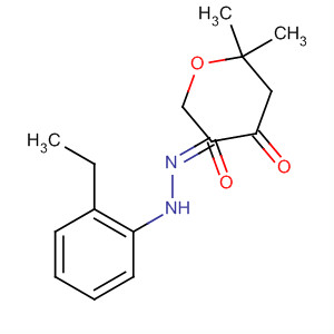 507236-22-8  2H-Pyran-3,4-dione, dihydro-6,6-dimethyl-, 3-[(2-ethylphenyl)hydrazone]