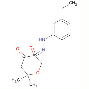 507236-23-9  2H-Pyran-3,4-dione, dihydro-6,6-dimethyl-, 3-[(3-ethylphenyl)hydrazone]