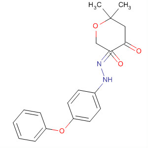 507236-31-9  2H-Pyran-3,4-dione, dihydro-6,6-dimethyl-,3-[(4-phenoxyphenyl)hydrazone]