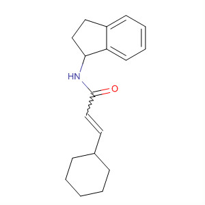 507240-84-8  2-Propenamide, 3-cyclohexyl-N-(2,3-dihydro-1H-inden-1-yl)-