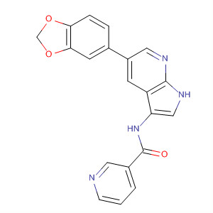 507462-84-2  3-Pyridinecarboxamide,N-[5-(1,3-benzodioxol-5-yl)-1H-pyrrolo[2,3-b]pyridin-3-yl]-