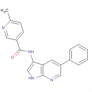 507462-95-5  3-Pyridinecarboxamide,6-methyl-N-(5-phenyl-1H-pyrrolo[2,3-b]pyridin-3-yl)-