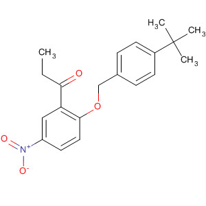 508210-82-0  1-Propanone, 1-[2-[[4-(1,1-dimethylethyl)phenyl]methoxy]-5-nitrophenyl]-