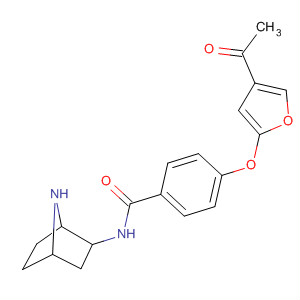 500557-78-8  Benzamide,4-[(4-acetyl-2-furanyl)oxy]-N-(1S,2R,4R)-7-azabicyclo[2.2.1]hept-2-yl-