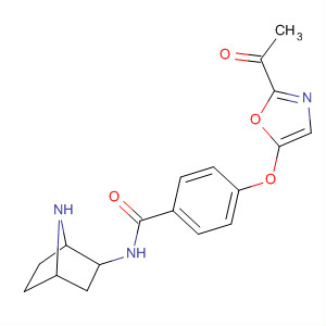 500558-03-2  Benzamide,4-[(2-acetyl-5-oxazolyl)oxy]-N-(1S,2R,4R)-7-azabicyclo[2.2.1]hept-2-yl-